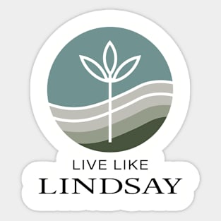 Live Like Lindsay Sticker